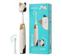 Ordo Squishmallows Electric Toothbrush, Sonic Toothbrushes for Kids, Rechargeable, 3 Brushing Modes, Over 5 Weeks Battery Life Extra Brush Head Included, Gift for Kids Aged 4 Years and Up, Cam