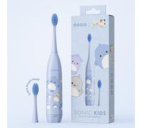 Ordo Squishmallows Sonic Kids Battery Electric Toothbrush, Ages 4+, Soft Bristles For Delicate Teeth, Dentist-Approved Technology, Two Brush Heads Included, Samir Blue