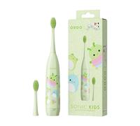 Ordo Squishmallows Sonic Kids Battery Electric Toothbrush, Ages 4+, Soft Bristles For Delicate Teeth, Dentist-Approved Technology, Two Brush Heads Included, Rutabaga Green