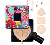 Ordolava Flawless CC Cream, Mushroom Head Air Cushion CC Cream, Moisturizing Concealer Makeup Base Foundation, CC Cream Moisturizing Oil Control Long Lasting Concealer (Natural color)