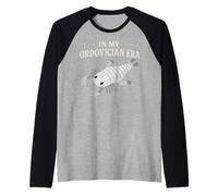 Ordovician Era Eurypterid Fossil Paleontology Science Nerd Raglan Baseball Tee