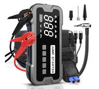 Ordriv 4000A Car Jump-Starter & Air Compressor: 12V Car Battery Booster Portable Powerbank Charger with LED & Air Pump 20000mAh Cars Starter Power Pack for Gas/Diesel