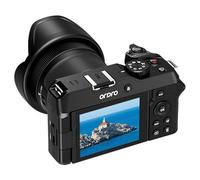 ORDRO 5K Digital Camera with 18X Zoom & 270° Flip Screen - 80MP Photo 5K Video, AF Rapid Auto Focus, WiFi App Control, Built-in Flash, Ideal for Travel Vlogging, YouTube Content, Beginners and Studen