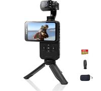 ORDRO M5 5K Handheld Video Camera Vlogging Camcorder 3.5-inch Rotating Touch Screen 3-Axis Stabilization IR Night Vision WDR Face Follow 120 ° Wide Angle
