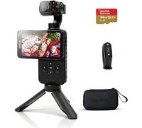 ORDRO M5 Creator Combo, Pocket Camera, 3-Axis Stabilization, Portable Video Camera with 1/2.5'' CMOS & 4K 60fps Video, Face Tracking, 3.5inch Rotatable Touchscreen, Vlogging Camera for Youtube