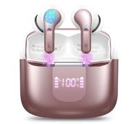 Ordtop Wireless Earbuds Bluetooth With ENC Mic, Noise Cancelling Ear buds, IP7 Waterproof, 48H Deep Bass, USB-C, LED Display - In-Ear Headphones Wireless