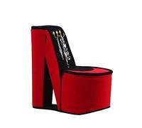 ORE International HBB1821 High Heel Shoe Display With Hooks Jewelry Box, Red Velvet