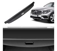 OREALTOOL Black Retractable Cargo Cover Luggage Shade Shield compatible with Klasse GLC 2016 2017 2018 Rear Boot Trunk Parcel Load Shelf Shielding Security Panel Roller Blind