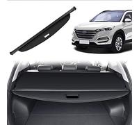 OREALTOOL Black Retractable Cargo Cover Luggage Shade Shield Compatible with Tucson 2016 2017 2018 Rear Boot Trunk Parcel Load Shelf Shielding Security Panel Roller Blind