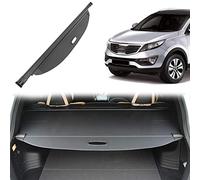 OREALTOOL Black Retractable Cargo Cover Luggage Shade Shield for Kia Sportage R 2010-2015 Rear Boot Trunk Parcel Load Shelf Shielding Security Panel Roller Blind
