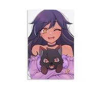 OREAUORN Aphmau Series Mystery（3） Poster Wall Art Canvas Cover Aesthetic Vintage Poster Decorative Painting for Living Room Bed Room 12x18inch(30x45cm) Unframe-style