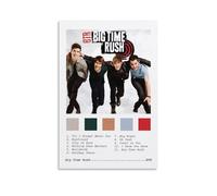 OREAUORN Big Time Rush BTR Poster Wall Art Canvas Cover Aesthetic Vintage Poster Decorative Painting for Living Room Bed Room 24x36inch(60x90cm) Unframe-style