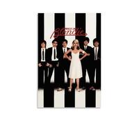 OREAUORN Blondie Parallel Lines Poster Wall Art Canvas Cover Aesthetic Vintage Poster Decorative Painting for Living Room Bed Room 16x24inch(40x60cm) Unframe-style