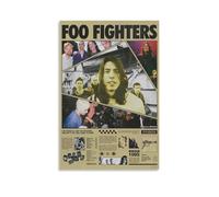 OREAUORN Dave Grohl Foo Fighters（1） Poster Wall Art Canvas Cover Aesthetic Vintage Poster Decorative Painting for Living Room Bed Room 12x18inch(30x45cm) Unframe-style