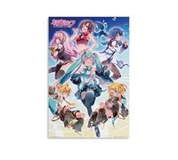 OREAUORN Hatsune Miku Poster Wall Art Canvas Cover Aesthetic Vintage Poster Decorative Painting for Living Room Bed Room 16x24inch(40x60cm) Unframe-style-10