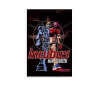 OREAUORN Incubus Make Yourself Poster Wall Art Canvas Cover Aesthetic Vintage Poster Decorative Painting for Living Room Bed Room 16x24inch(40x60cm) Unframe-style