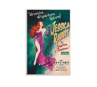OREAUORN Jessica Rabbit Poster Wall Art Canvas Cover Aesthetic Vintage Poster Decorative Painting for Living Room Bed Room 12x18inch(30x45cm) Unframe-style-12