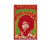 OREAUORN Jimi Hendrix（2） Poster Wall Art Canvas Cover Aesthetic Vintage Poster Decorative Painting for Living Room Bed Room 20x30inch(50x75cm) Unframe-style