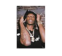 OREAUORN Joey Badass Poster Wall Art Canvas Cover Aesthetic Vintage Poster Decorative Painting for Living Room Bed Room 08x12inch(20x30cm) Unframe-style