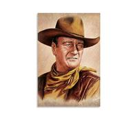 OREAUORN John Wayne(2) Poster Wall Art Canvas Cover Aesthetic Vintage Poster Decorative Painting for Living Room Bed Room 12x18inch(30x45cm) Unframe-style-14