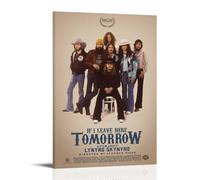 OREAUORN Lynyrd Skynyrd Poster Wall Art Canvas Cover Aesthetic Vintage Poster Decorative Painting for Living Room Bed Room 12x18inch(30x45cm) Frame-style