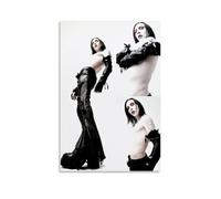 OREAUORN Marilyn Manson(9) Poster Wall Art Canvas Cover Aesthetic Vintage Poster Decorative Painting for Living Room Bed Room 12x18inch(30x45cm) Unframe-style