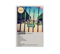 OREAUORN Tame Impala Lonerism 2012 Poster Wall Art Canvas Cover Aesthetic Vintage Poster Decorative Painting for Living Room Bed Room 16x24inch(40x60cm) Unframe-style