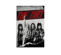 OREAUORN The Dirt Motley Crue（1） Poster Wall Art Canvas Cover Aesthetic Vintage Poster Decorative Painting for Living Room Bed Room 12x18inch(30x45cm) Unframe-style