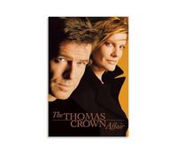 OREAUORN The Thomas Crown Affair 1999(3) Poster Wall Art Canvas Cover Aesthetic Vintage Poster Decorative Painting for Living Room Bed Room 08x12inch(20x30cm) Unframe-style