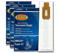 Oreck 24 Type Cc Xl Micro Filtration Vacuum Bags Fits All Xl7 Xl21 2000'S 3000'S 4000'S 8000'S 9000'S Series Model Upright Vacuum Cleaners Ccpk8Dw Ccpk8 Pk80009Dw Pk80009 2000'S 3000'S 4000'S 8000'S 9000'S Xl7 Xl200S Xl21 Xl-9100C Xl-9200 Xl-9300 Xl-9400 Xl9100Hg Sl-100C Xl-888 Xl-5000 Xl-5300 Xl-8300