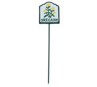 Oregano Herb Sign Marker Label Cast Iron Plant Plaque Garden Yard Allotment