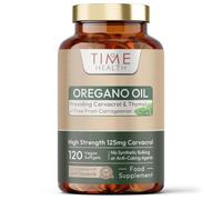 Oregano Oil - 125mg Carvacrol with Thymol - 120 Softgels - UK Made