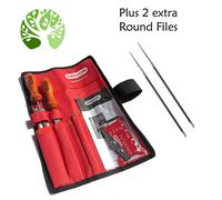 OREGON 11/64" 4.5mm Chainsaw Chain Filing Sharpening Kit in Pouch +2 Extra Files