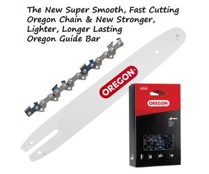 Oregon 14" Bar & Semi Chisel Chain for Husqvarna Chainsaws 135 335 338XPT T540XP