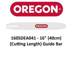 Oregon 16" Guide Bar - Fits Spear & Jackson SPJCS37-40 & SPJ4040 Chainsaw