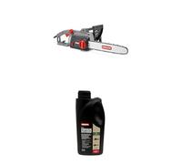 Oregon 1800W Chainsaw and Bio Oil - Powerful Corded Electric Chainsaw with 14-Inch (35cm) Guide Bar & Saw Chain, 3-Year Warranty (CS1200) + Bio Chain Oil 1L