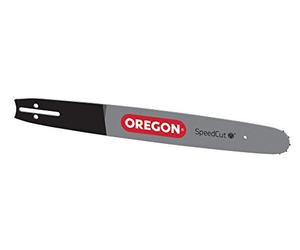 Oregon 180TXLBA074 0.325-Inch Pitch 45 cm Length 1.3 mm Gauge 10 Tooth Nose "SpeedCut" Professional Chainsaw Guide Bar with A074 Motor Mount - Black/Grey