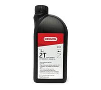 Oregon 2-Stroke Engine Oil, Self-Mixing Partly Synthetic Mineral Chainsaw Oil, Low Smoke, Low Ash Lubricant, Protects Engine & Improves Performance, 2T, Leaded or Unleaded Fuels, 1 Litre (90720)