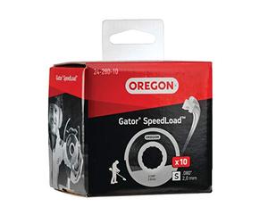 Oregon 24-280-10 2.0 mm x 4.32 m Small Gator SpeedLoad Replacement Trimmer Line Disc - White (Pack of 10)