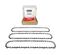 Oregon 90PX052E 3-Pack AdvanceCut Chainsaw Chain for 14-Inch (35cm) Bar -52 Drive Links - fits Bosch, Karcher, Husqvarna, Makita and more