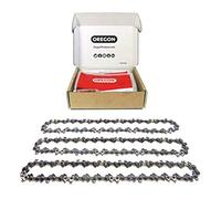 Oregon 3-Pack Pole Saw Chain 3/8" LP Pitch, .050" (1.3 mm) Gauge for 10" (25cm) Bar, 40 Drive Links - Low-kickback Chain Fits Black & Decker, Bosch, Ferrex, Worx and more