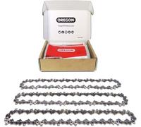 Oregon 3-Pack PowerCut Saw Chains for 20-Inch (50cm) Bar, 81 Drive Links, Low-Kickback Chain, Fits Several Stihl Models (V81X3), Grey