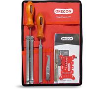 Oregon 558549 Chainsaw Chain Sharpening & Guide Bar Maintenance Kit Including Files, 4.5 mm (3/8' Micro-Lite)