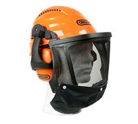 Oregon 562413 Waipoua Professional Chainsaw Safety Helmet with Protective Ear Muff and Mesh Visor, Hard Hat Safety Protection Equipment
