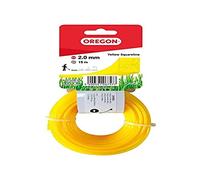 Oregon 69-406-Y Yellow Square Strimmer Line/Wire for Grass Trimmers and Brushcutters, 2.0 mm x 15 m