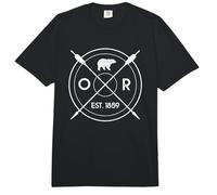 Oregon Beaver State Bear OR Est. 1859 Gift Comfort Colors Adult Heavyweight T-Shirt