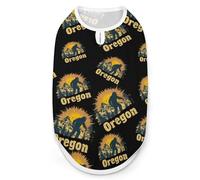 Oregon Bigfoot Mountains Vintage Dog Shirts Pet Costmes Sleeveless Puppy Tank Cat Clothes Top Vest