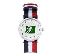 Oregon Bigfoot Sport Watch for Men Women Nylon Strap Wrist Watch Analog Quartz Watch