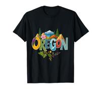 Oregon Camping Pacific Northwest Tent Tshirt T-Shirt