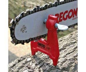 OREGON CHAINSAW FILING STUMP VICE SHARPENING BAR FILING CLAMP red clamp 26368